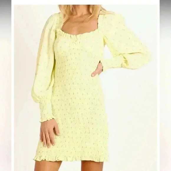 Faithful The Brand Gombardy Mini Dress Bisset Foral print  SIZE 10 / XL - Picture 2 of 11